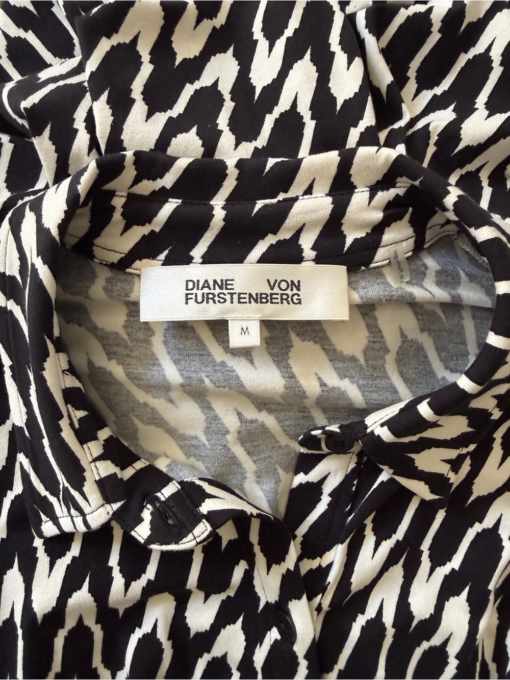 Diane von Furstenberg Black and White Dress
